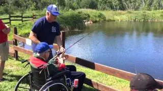 Vets fishing near Finland, Minnesota