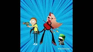 Trio de h&eacute;roes Charlie Morningstar, Morty Smith y Kyle broflovsky