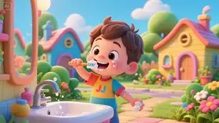 Brushy Brush Time &ndash; Smile Sparkle Song | Popular Nursery Rhyme | Educational Kids Songs