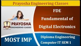 FDE | Fundamental of Digital Electronics | MOST IMP | GTU EXAM 2021