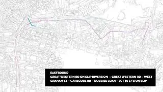M8 Woodside Viaduct: Diversion Routes