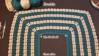 Blusa Alize, Parte 1 Talla Grande #zenaida #blusa #crochet