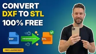 Convert DXF File Extension to STL (No Software Needed)