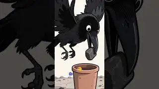 🐦 Жаждущая ворона #сказкинаночь #дети #детскиесказки