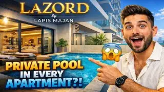 Private Pool in EVERY Apartment? 😱 Lazord by LAPIS Majan Full Tour!