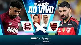 LAN&Uacute;S X FLAMENGO AO VIVO: NARRA&Ccedil;&Atilde;O DA IDA DA RECOPA SUL-AMERICANA | ESPN
