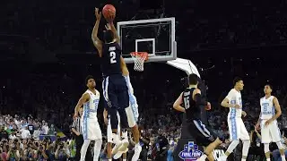 Omari Spellman celebrated Kris Jenkins' game-winner in a basement