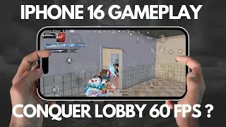 iPhone 16 Bgmi Test | For Gaming ?! | iPhone 16 Bgmi 3.5 Update Test | Bgmi 120Fps Update #ezno