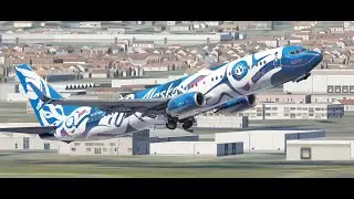 12 Minutes GREAT Plane Spotting Oakland international Airport Ultra Maximum Graphics Highly Graphics
