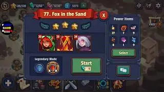FGM - Realm Defense: World 3 - Level 77 - Fox in the Sand ( Legendary Mode )