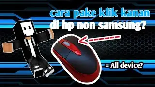 MCPE Selain HP Samsung pakai klik kanan?