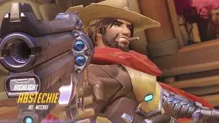 Overwatch Open Division Highlights [First Match Hanamura]