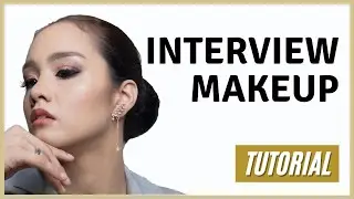 Interview look featuring #TarteToastedPalette