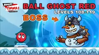🔴Ball Ghost Red Temple Survivor - Levels 108-119 + BOSS