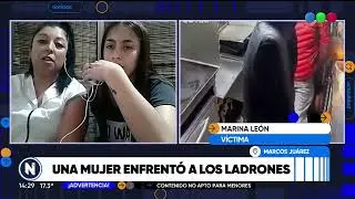 Marcos Juarez una nujer enfrento a los ladrones matame cagon