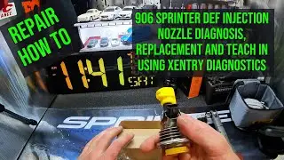 Диагностика, замена и обучение форсунок DEF Sprinter 906
