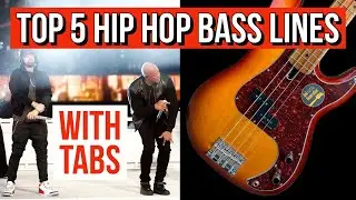Best 5 Hip Hop Bass Lines - Playalong (with bass tabs)