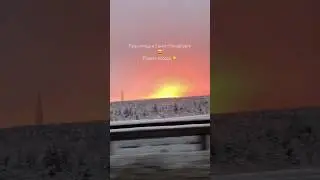 Закат 🌅❄️ Санкт-Петербург, мороз и солнце ❄️🎅