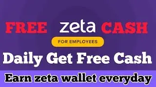Earn free zeta wallet money & convert to payTm cash, No Investment earning. I earn RS. 12/- per day.