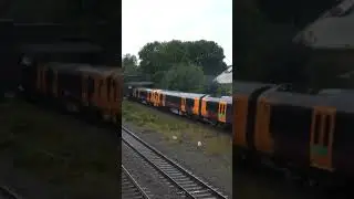 ROG 37510 dragging WMT 730040 730041 5Q23 Oxley Car. M.D. to Belmont Down Yard at Water Orton