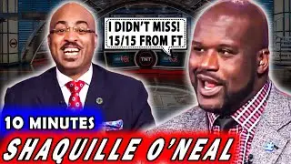 SHAQUILLE O'NEAL TURNED STUDIO J INTO ABSOLUTE CHAOS ON LIVE TV | Inside the NBA Funny Moments