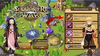 Deuxième Summon Collab Demon Slayer ! (Summoners War)