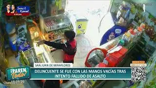 SJM: Delincuente se fue con las manos vacías tras intento fallido de asalto a mujer en bodega