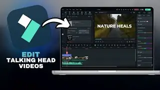 How to EDIT Talking Head Videos for YouTube in Filmora in SECONDS!