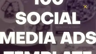 100 Social Media Ads Design Templates Pack