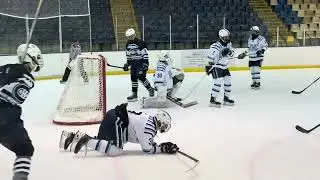 Roman Kostrowski puts away the pass from Luke Brendle for Chatham