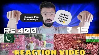 Pakistan vs India Food Market Pakistani reaction on indian food market😯