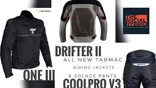 All new TARMAC ONE 3, DRIFTER 2 JACKET & SOLACE COOLPRO V3 PANTS available | Affordable Riding Gear