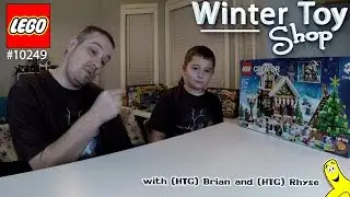 LEGO Speed Build: Winter Toy Shop #10249 w/ Brian and Rhyse - HTG