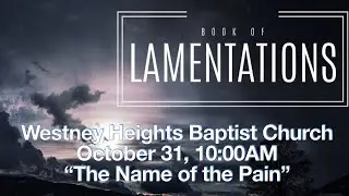 Westney Heights Baptist Church October 31, 2021 Sunday morning Service