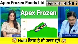 apex frozen foods share price today l apex frozen foods share latest news l apex frozen foods share
