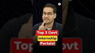 💥Top 3 Govt Internship Portals | Govt Internship 2026 | BCA Internship #shorts #bca #govtinternship