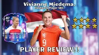 ⬅️⭐ 87-оцененный обзор игрока Вивиан Мидема! SBC игрока Flashback.!⬅️🔥. FC 26 Ultimate Team.