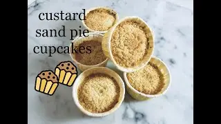how to make the most delicious custard sand pie cupcakes I lets try it