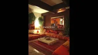 retro homes 🪩#70s  #interiordecor  #homedecor  #housedesign  #homedecor  #1970s