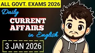 3 January Current Affairs 2026 || Top 10 Daily Current Affairs 2026 || 3 January 2026 CA (EP-03)