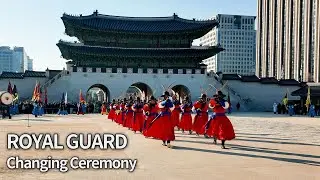 Royal Guard Changing Ceremony at Gyeongbokgung Palace | Seoul, Korea