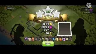 Th9 Mass Hog attack with Queen Charge | Best Attack Stratagy For Th9