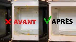 Comment NETTOYER et/ou D&Eacute;SODORISER son FOUR MICRO ONDES facilement