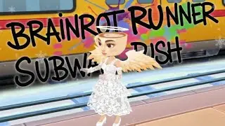 Прохождение игры Brainrot Runner Subway Rush. Новый красивый скин девушки. Мультяшная игра 2026 г...