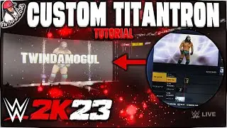 Как создать своего собственного Титантрона в WWE 2K23! (подробно)