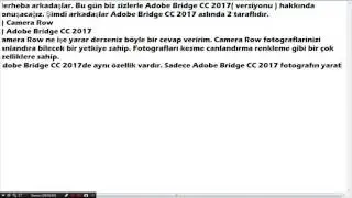 Adobe Bridge CC 2017. Camera Row