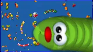 🐍WORMSZONE.IO || GIANT SLITHER SNAKE TOP 01 / Epic Worms Zone Best Gameplay|| #63 #wormzone #games