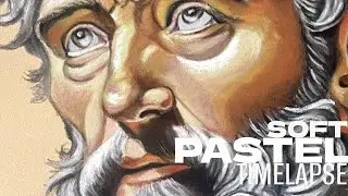 Pierre (apôtre) / Technique VERDACCIO  / PASTEL SOFT/ TIMELAPSE ⭐️