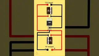 12V to 9V Voltage Converter Circuit