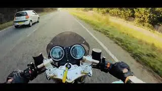 Motorcycle ASMR - 1998 Triumph Thunderbird Sport - Pod Filters + Open Exhaust - PURE SOUND
